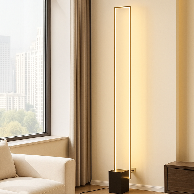 Minimalistic Geometric Square Lamp
