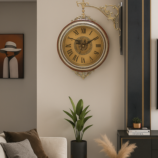 Lune & Line Wall Clock