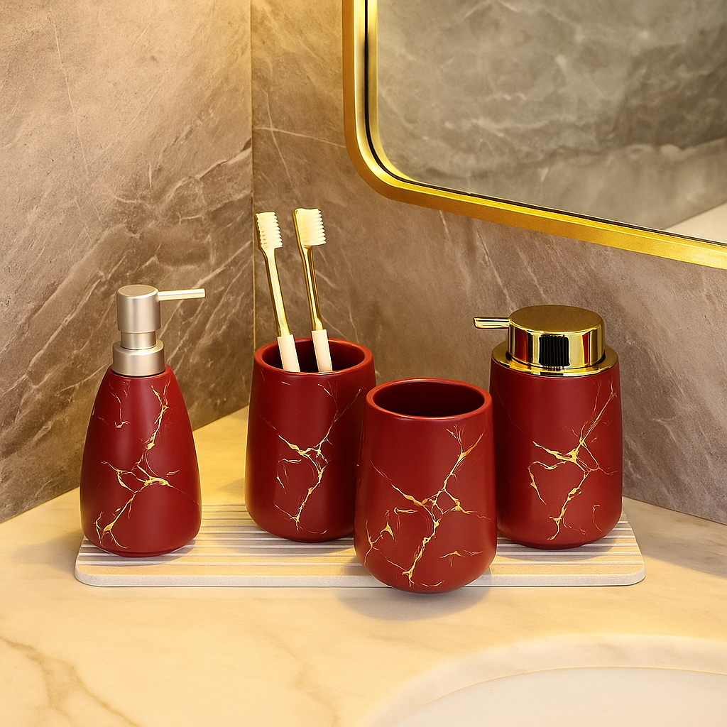 Luna Soap Dispenser Set