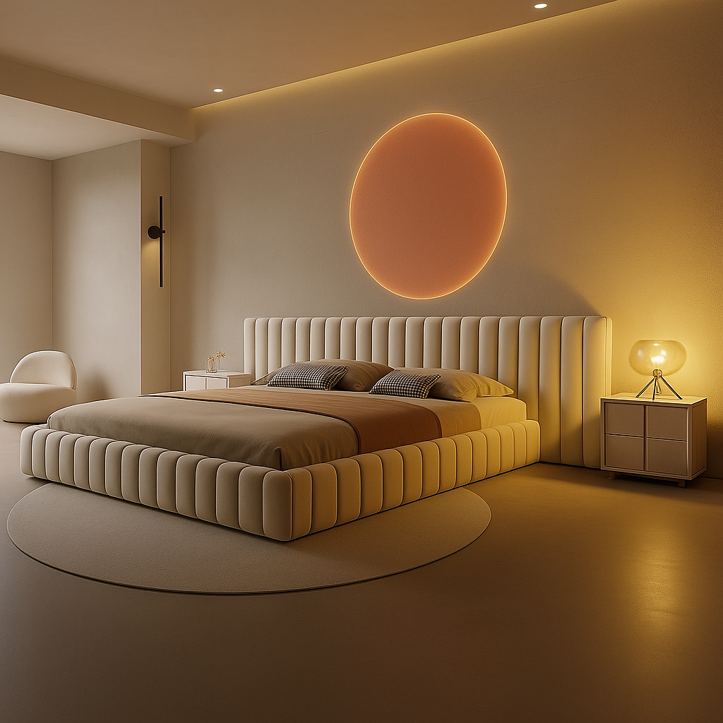CircaLuxe Villa Round Bed