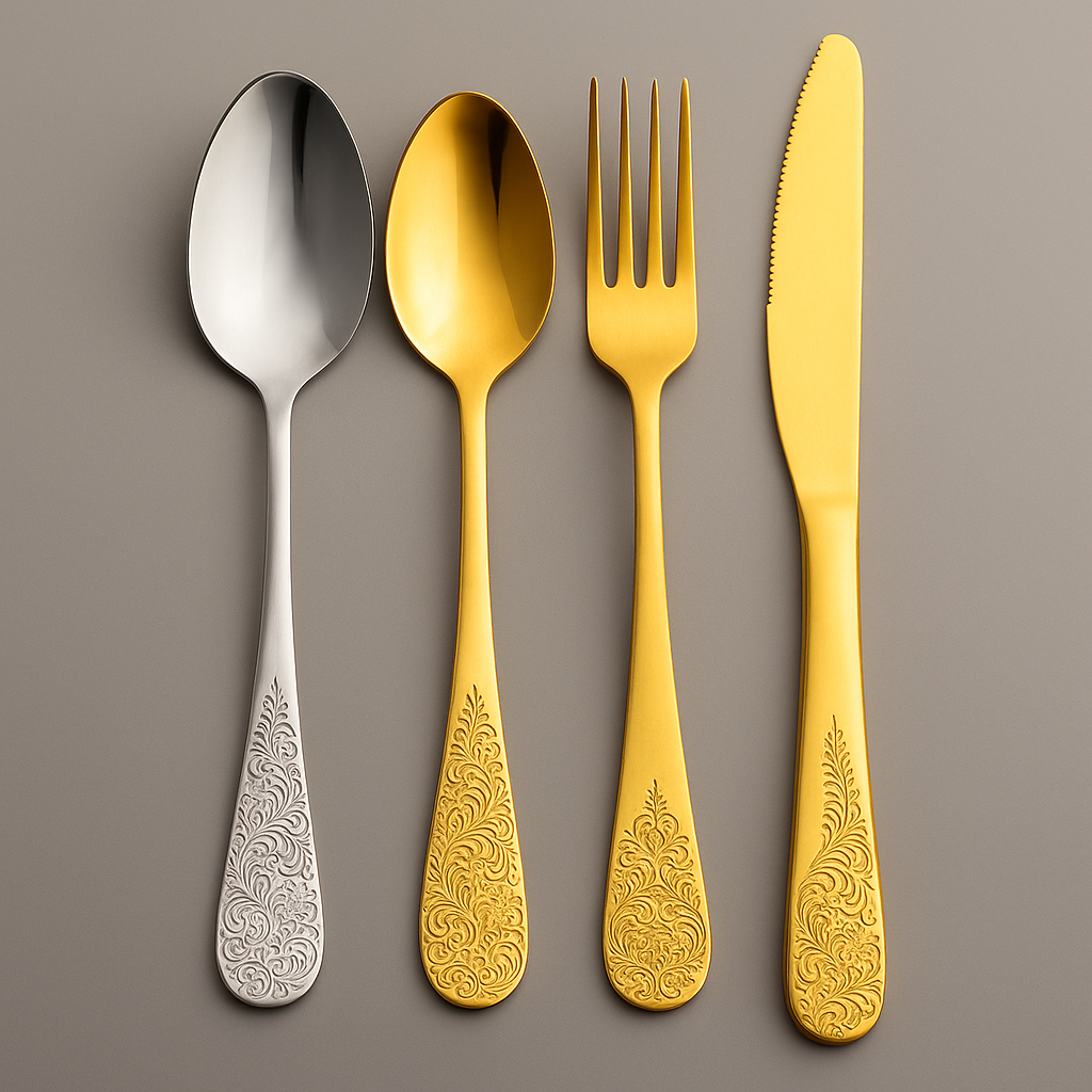 Vintage Engraving Flatware