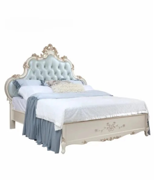 Pretty King Size Bed Frame French Style Pink Queen Bed Princess Modern Letto Matrimoniale Bedroom Furniture Luxury