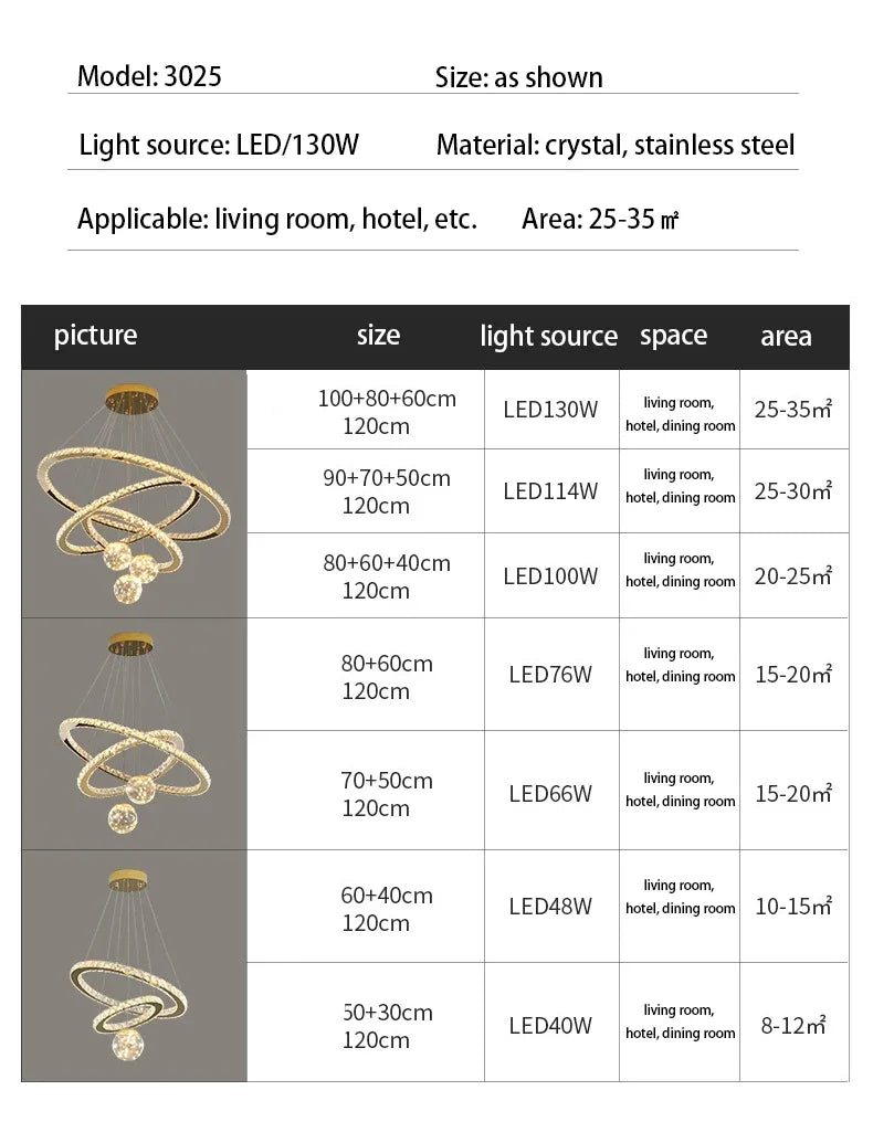 Designer Deluxe Remote Control Crystal LED Pendant Lamp Living Restaurant Bedroom Kitchen Dimmable Chandelier Home Decor Light