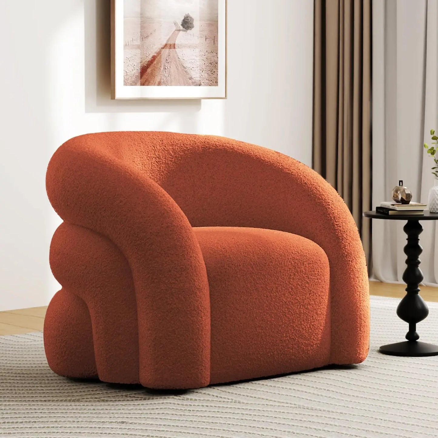 Upholstered Barrel Chairs