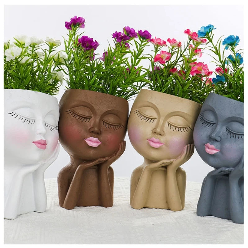 Decorative Doll Fleshy Flower Pot