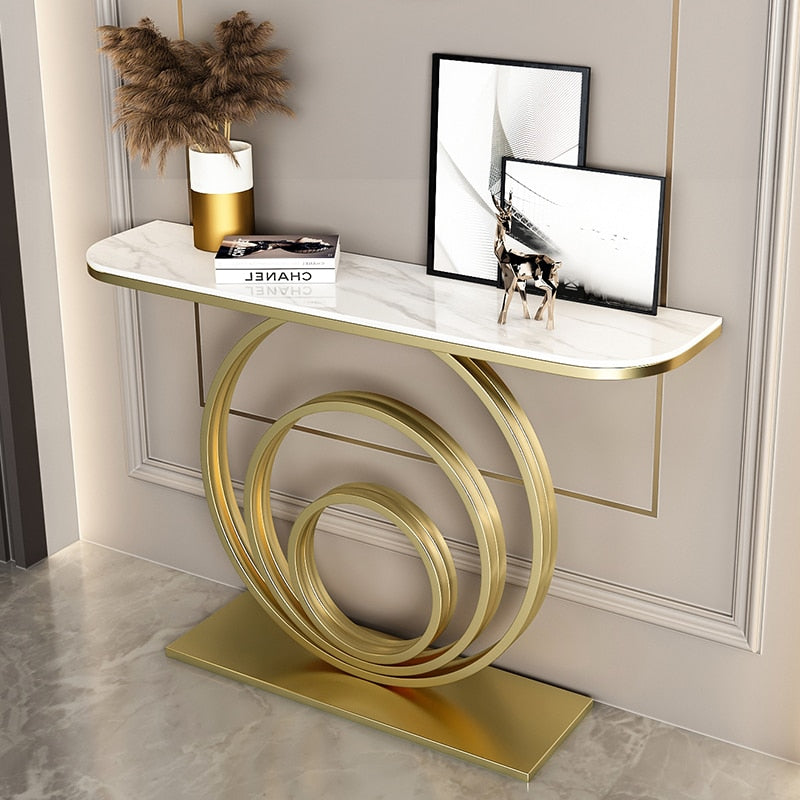 Exquisite Nordic Marble Porch Hall Table