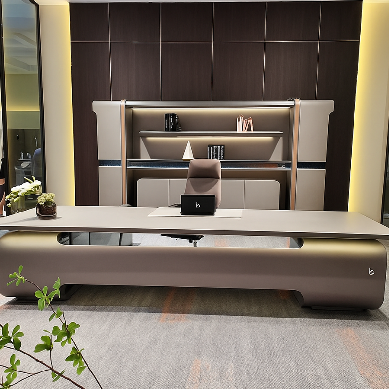 Crystal Bureau Office Desk