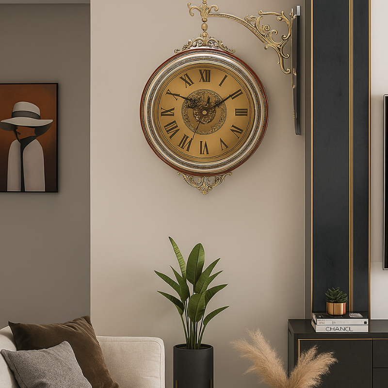 Lune & Line Wall Clock