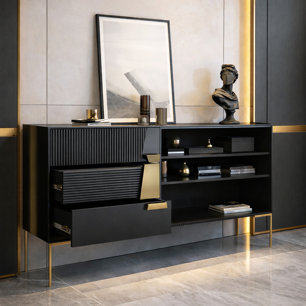 Dorian Stone Cabinet