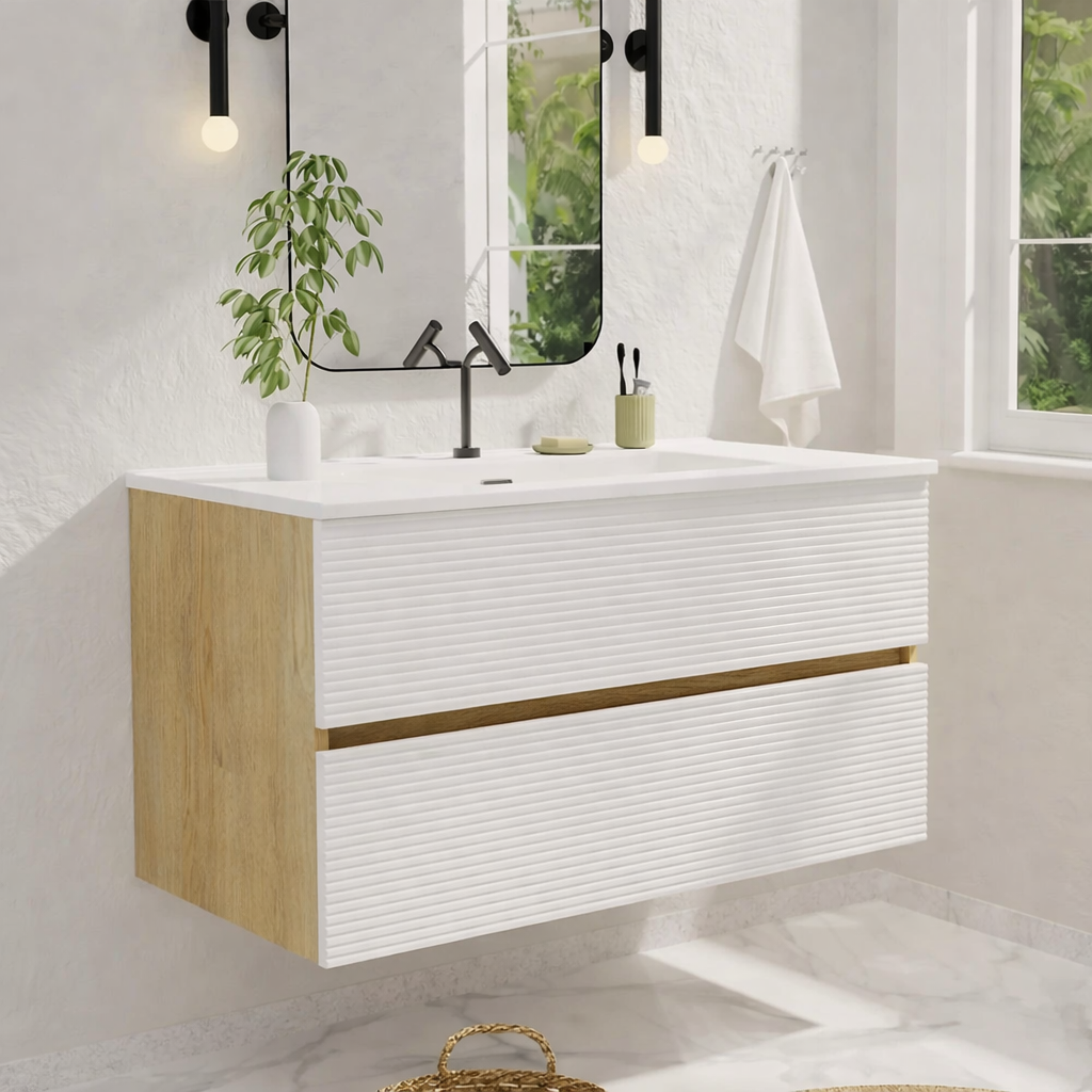Nordic Mist Mirror Bath Furniture