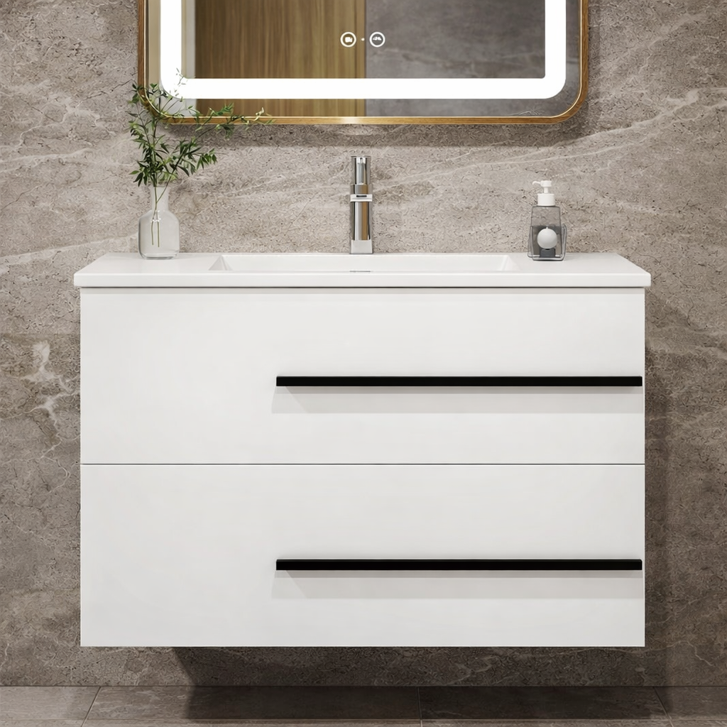 Lucca Luna Vanity Unit Bath Furniture