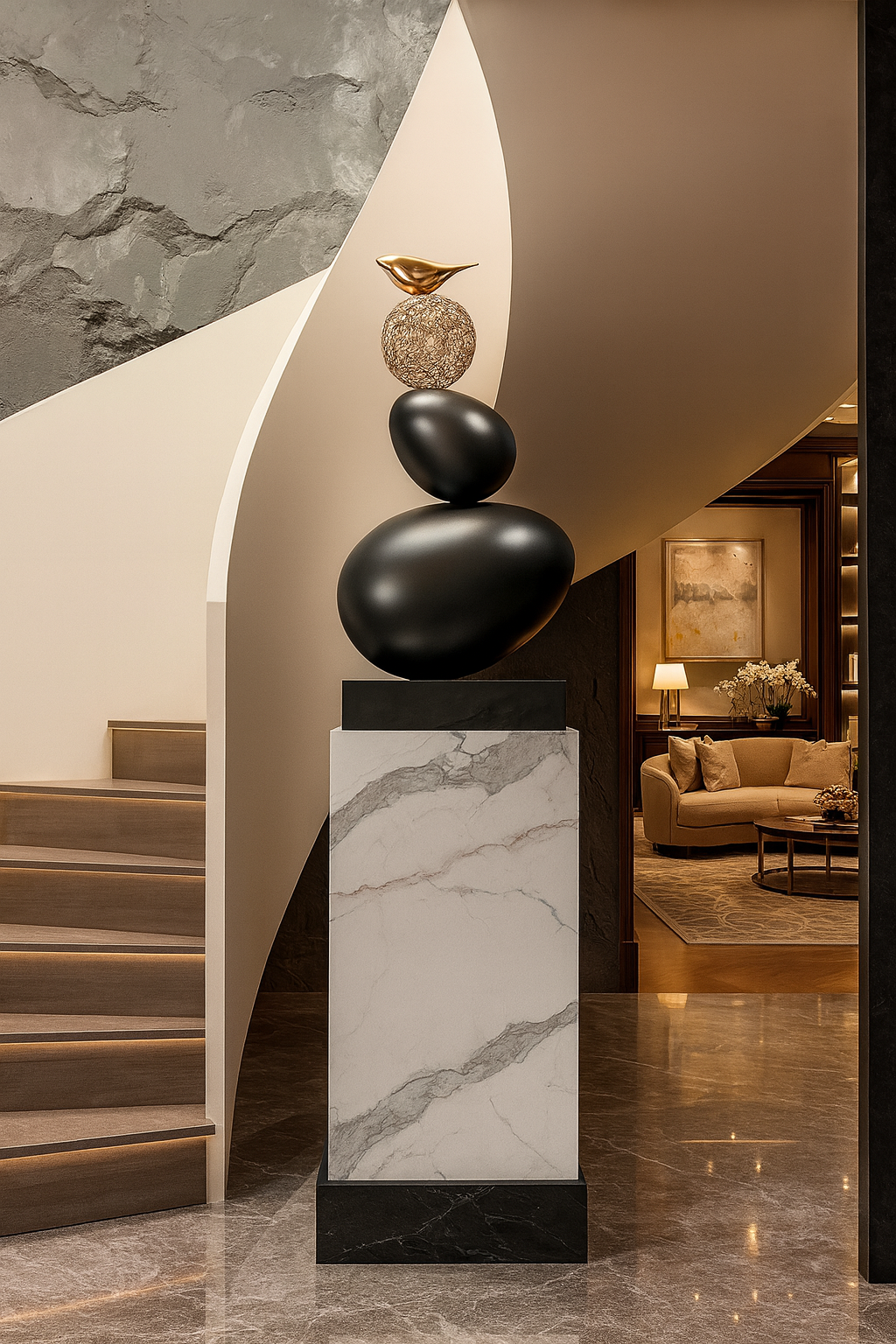 Aurelia Curve Ornament