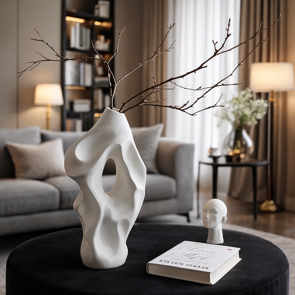 Nefara Obsidian Vase