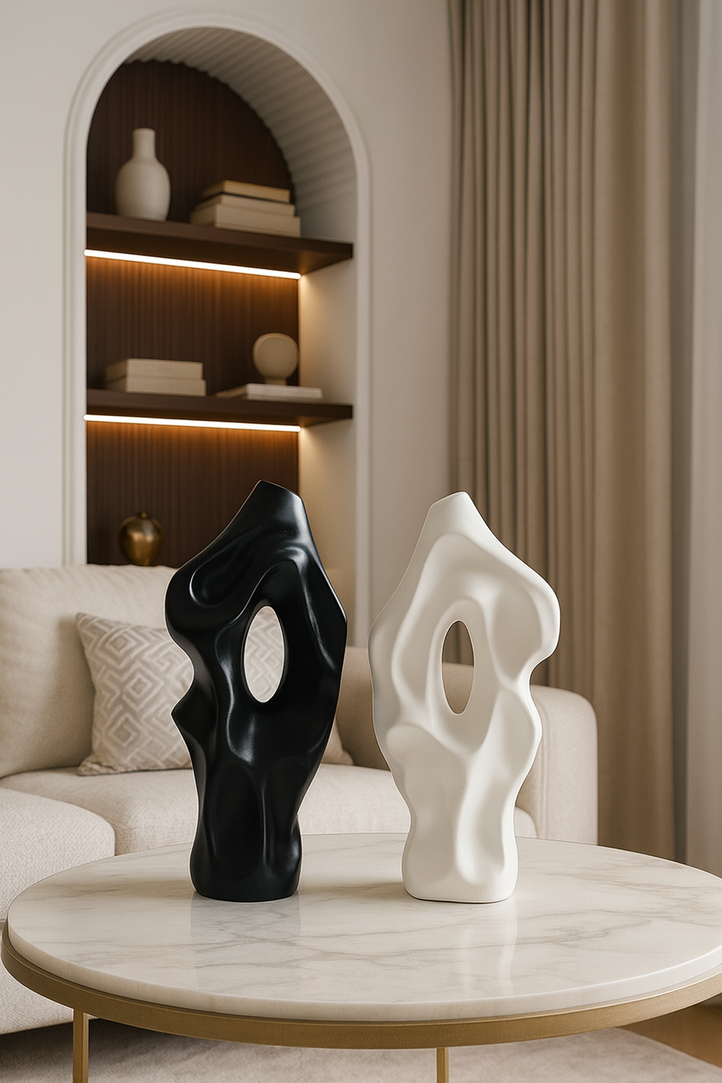 Nefara Obsidian Vase