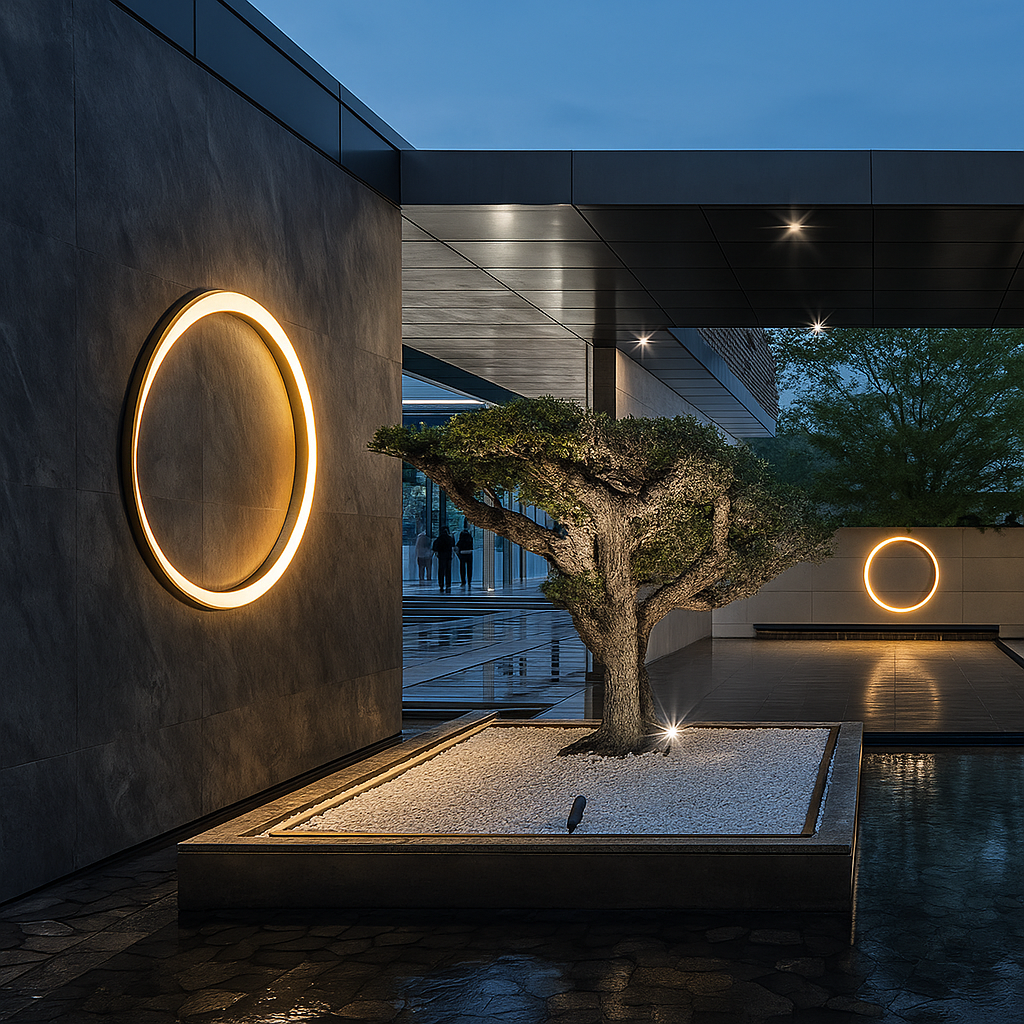 Helios Gate Glow Outdoor Lighting