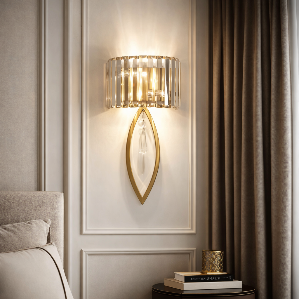 Veloria Crystal Sconces Wall Light
