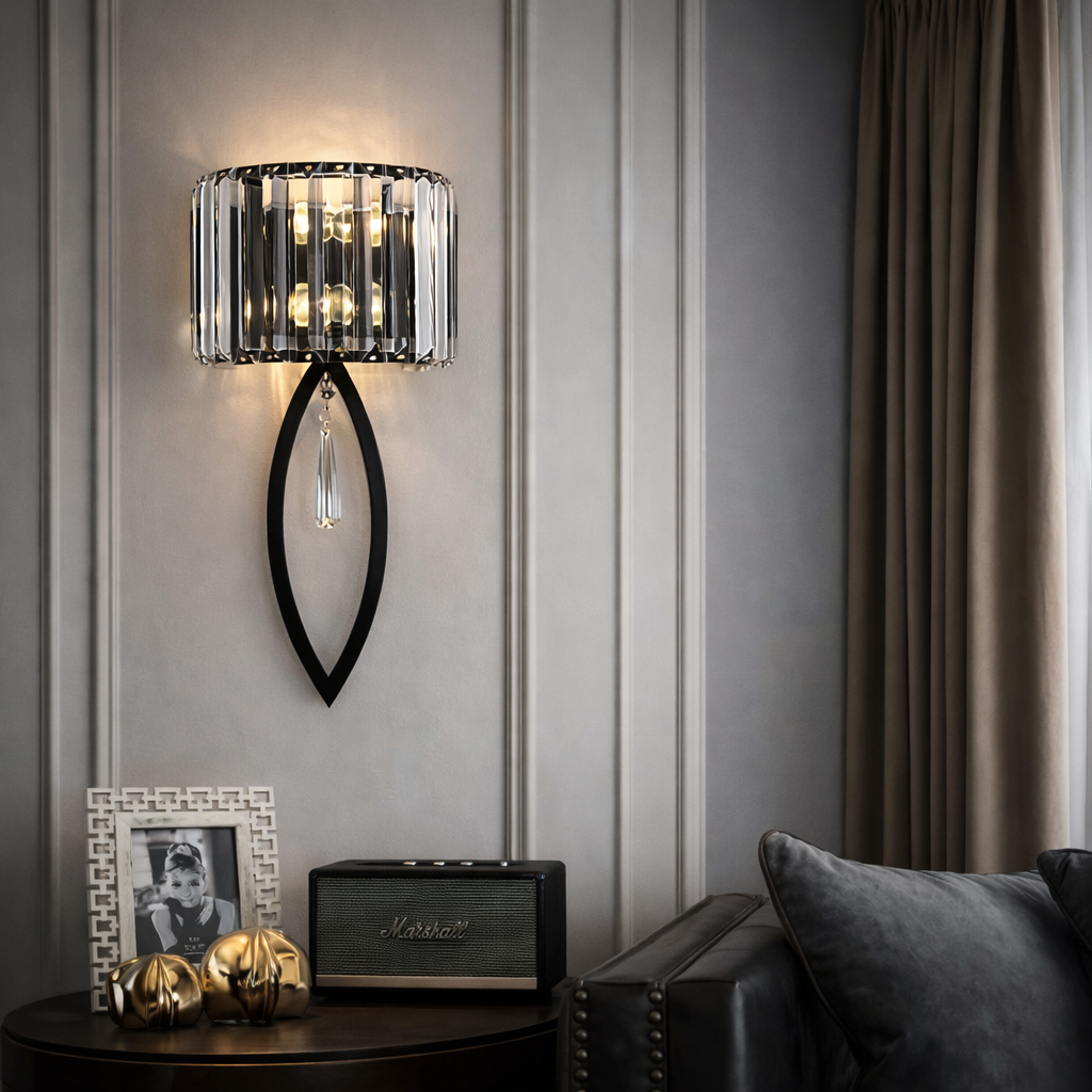 Veloria Crystal Sconces Wall Light