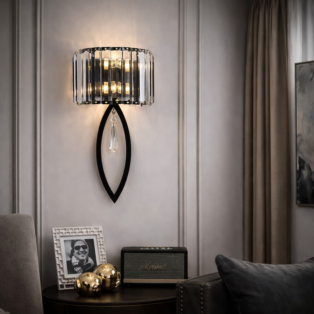 Veloria Crystal Sconces Wall Light