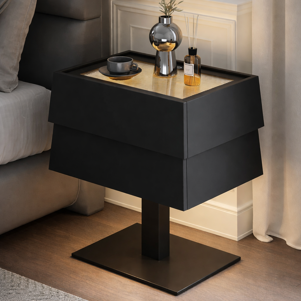 LuxeSlab Dressers Nightstand