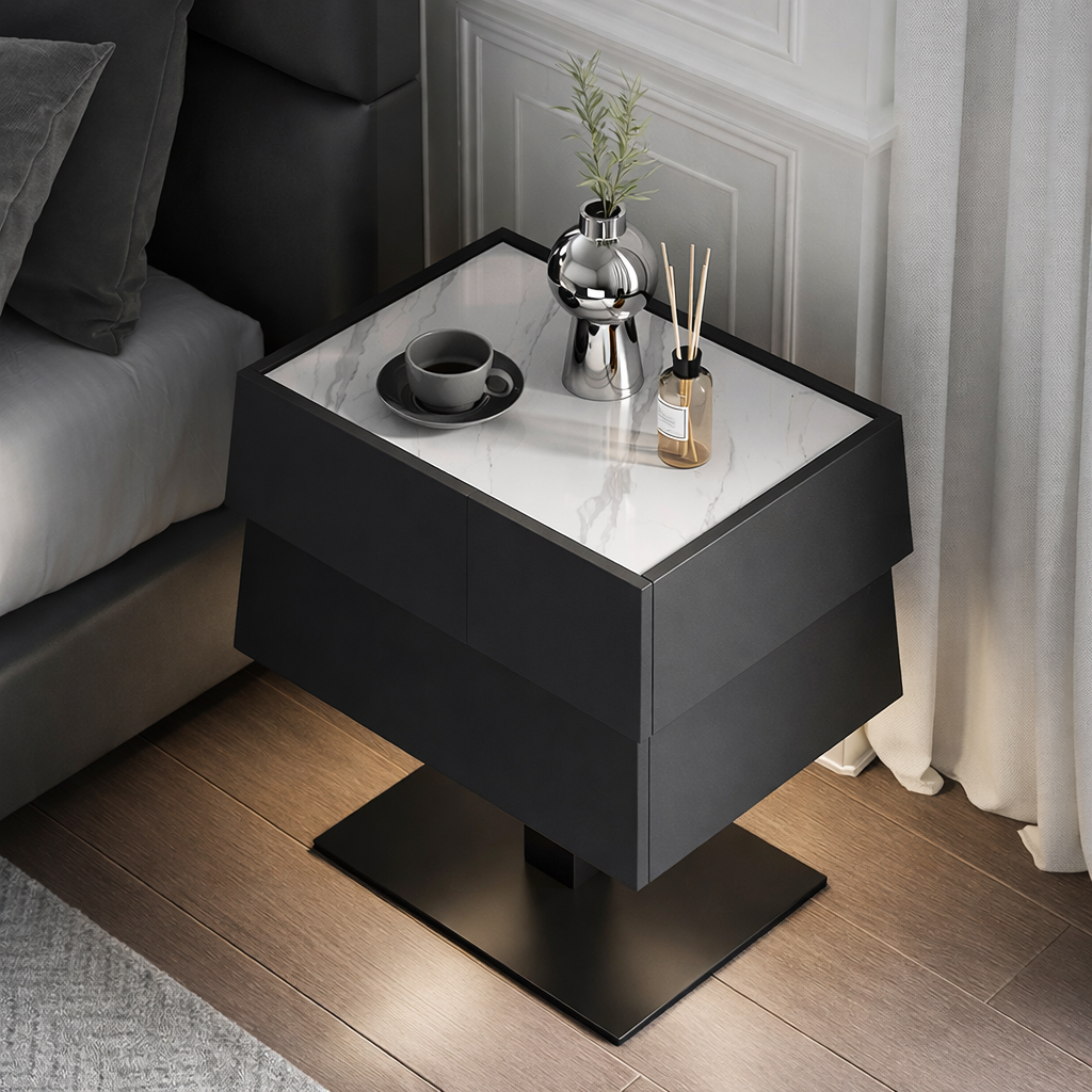 LuxeSlab Dressers Nightstand