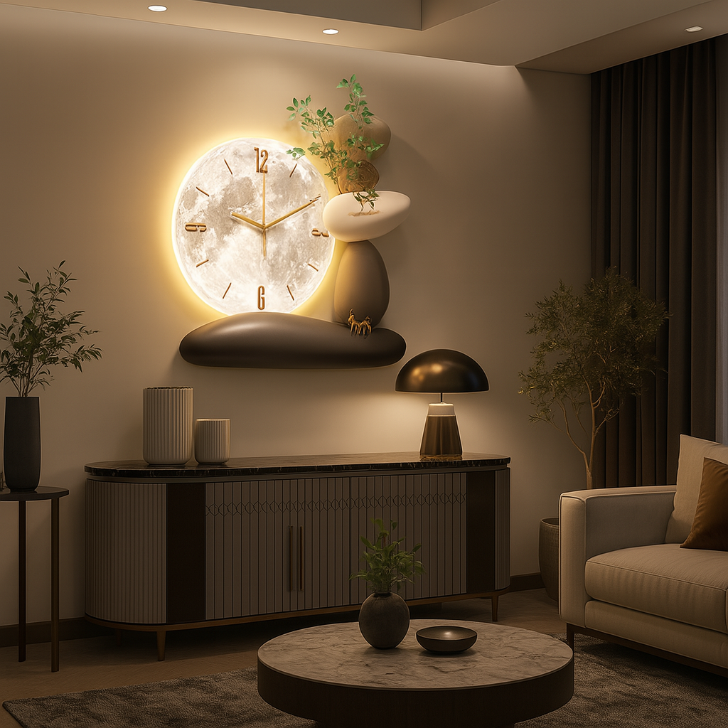 NoirTempo Wall Clock