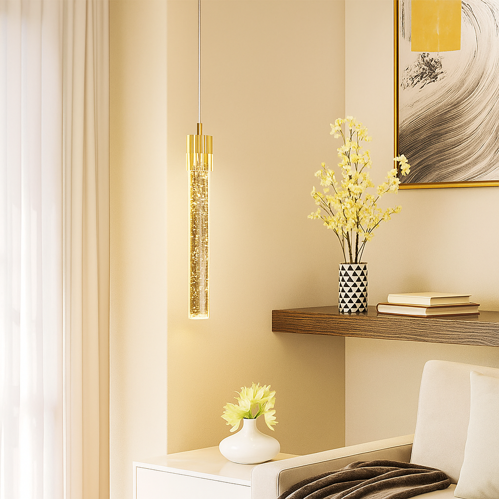 LuxeBrass Suspended Pendants Light