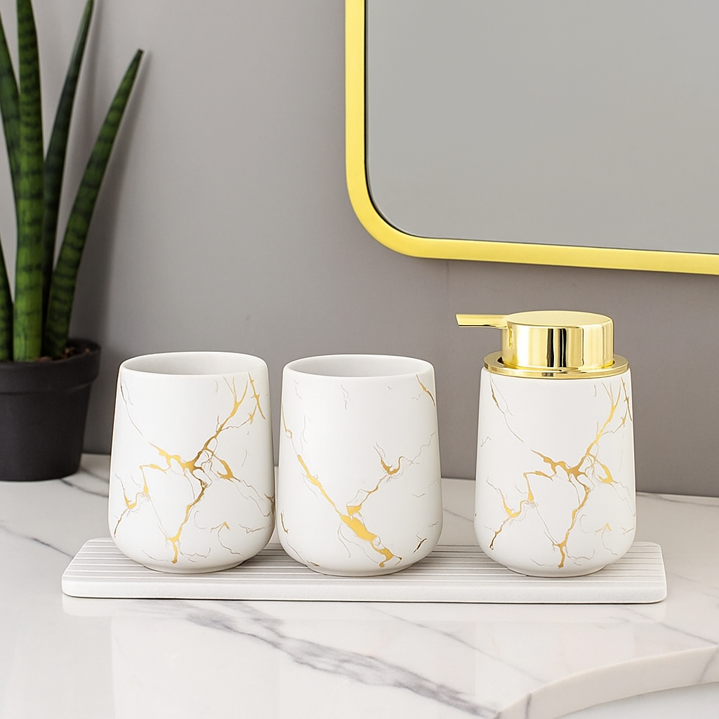 Luna Soap Dispenser Set