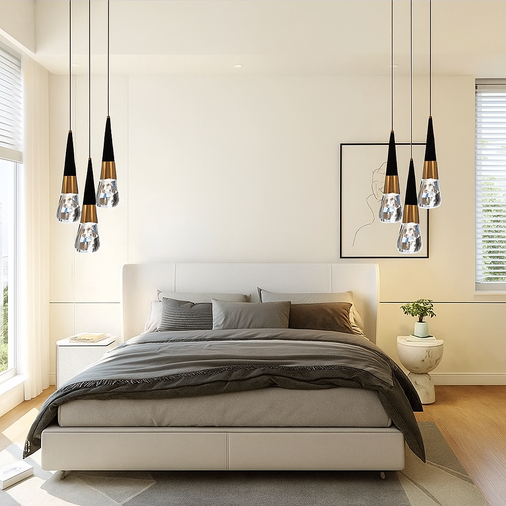 Gilded Halo Pendants Light