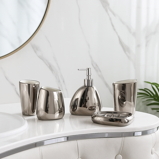 Elegance Ceramic Bath Set