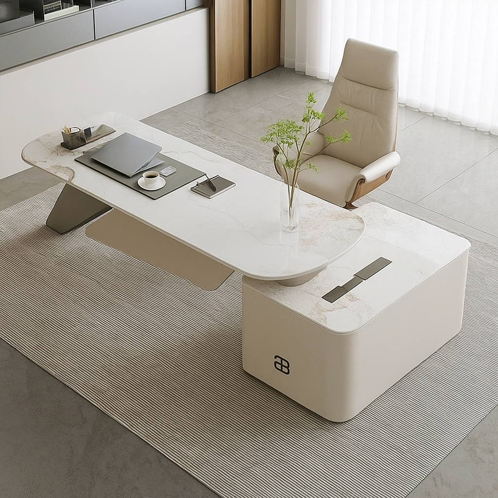 Gilded Office Desk