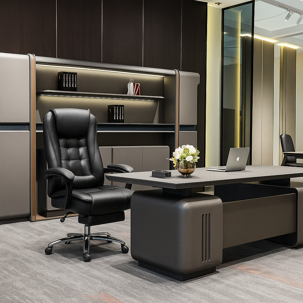 Crystal Bureau Office Desk