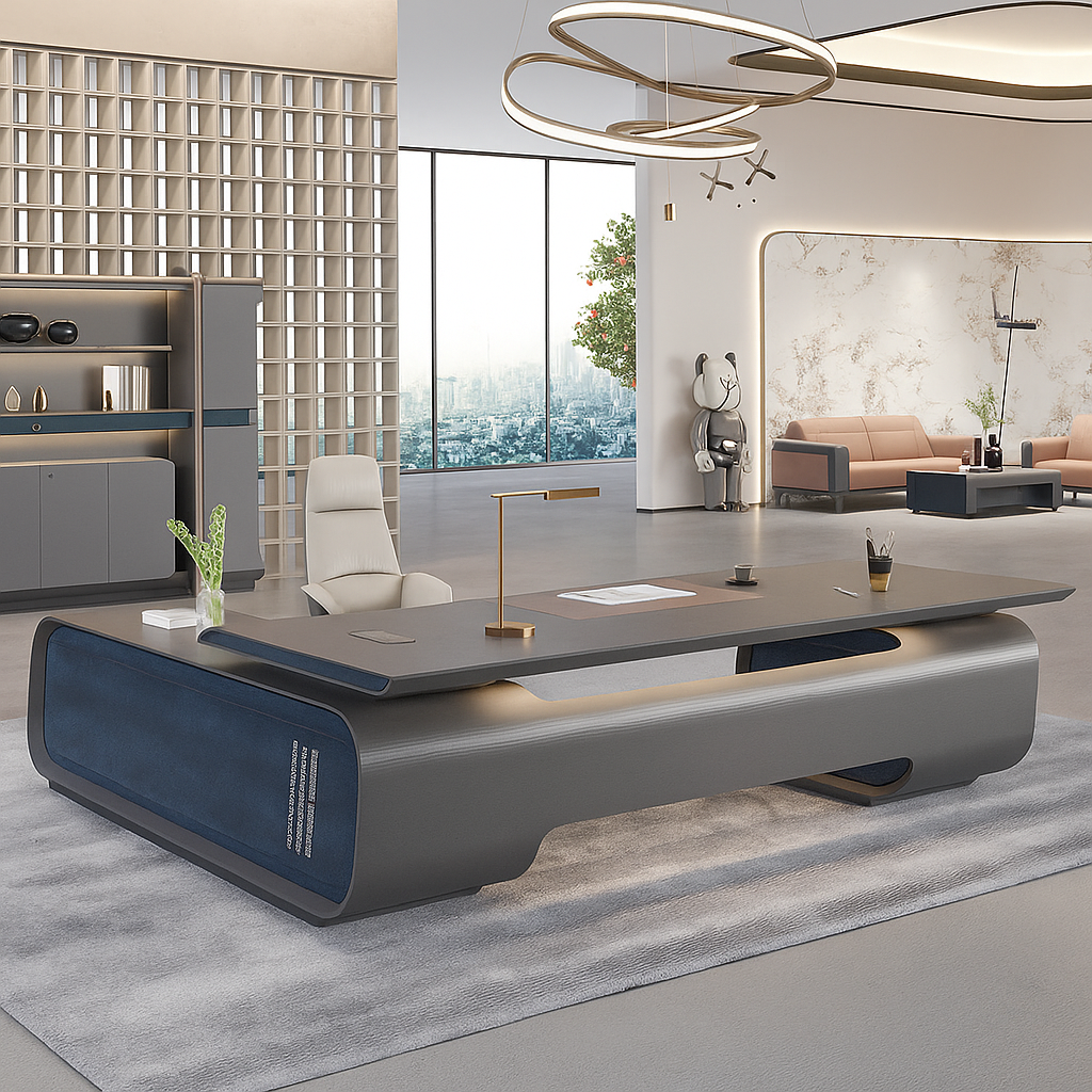 Crystal Bureau Office Desk