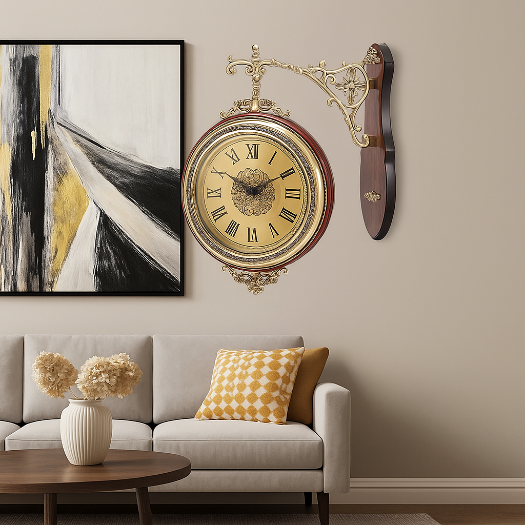 Lune & Line Wall Clock