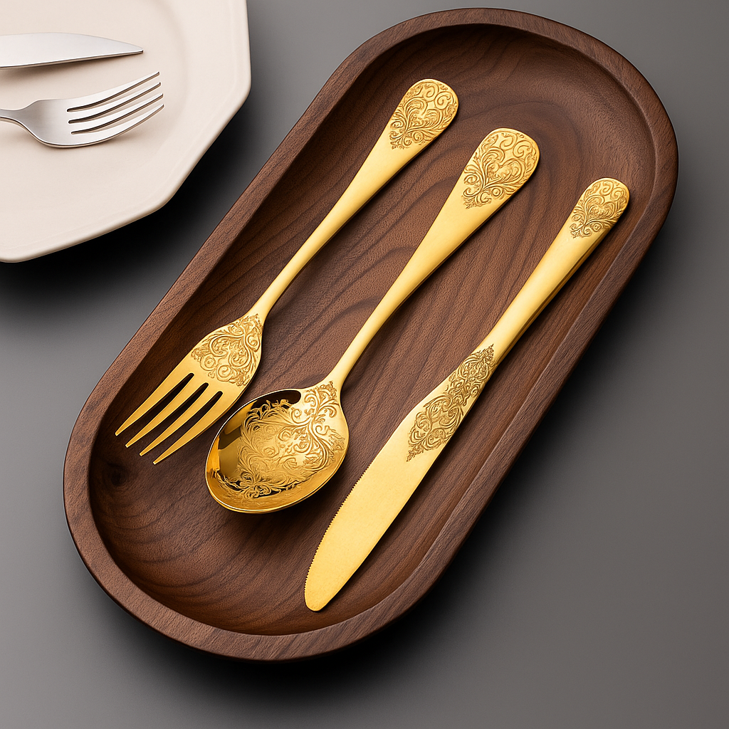 Vintage Engraving Flatware