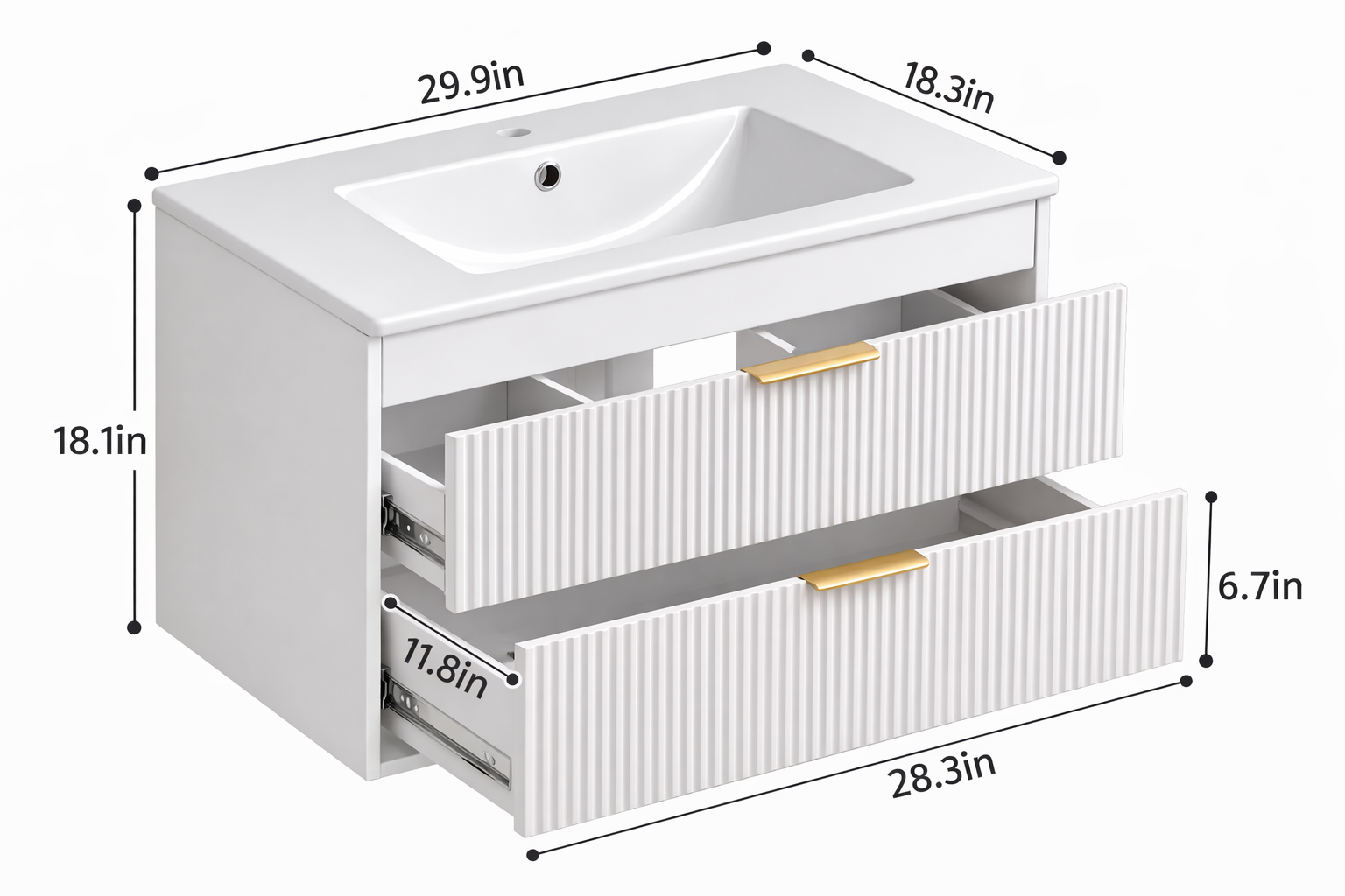 Aurelia Luxe Bath Furniture