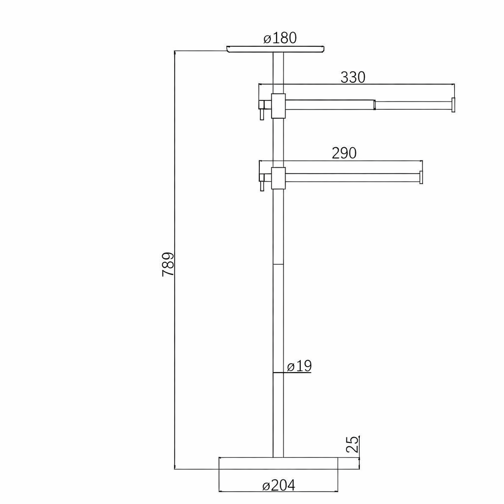 LorenzoLine Towel Bars