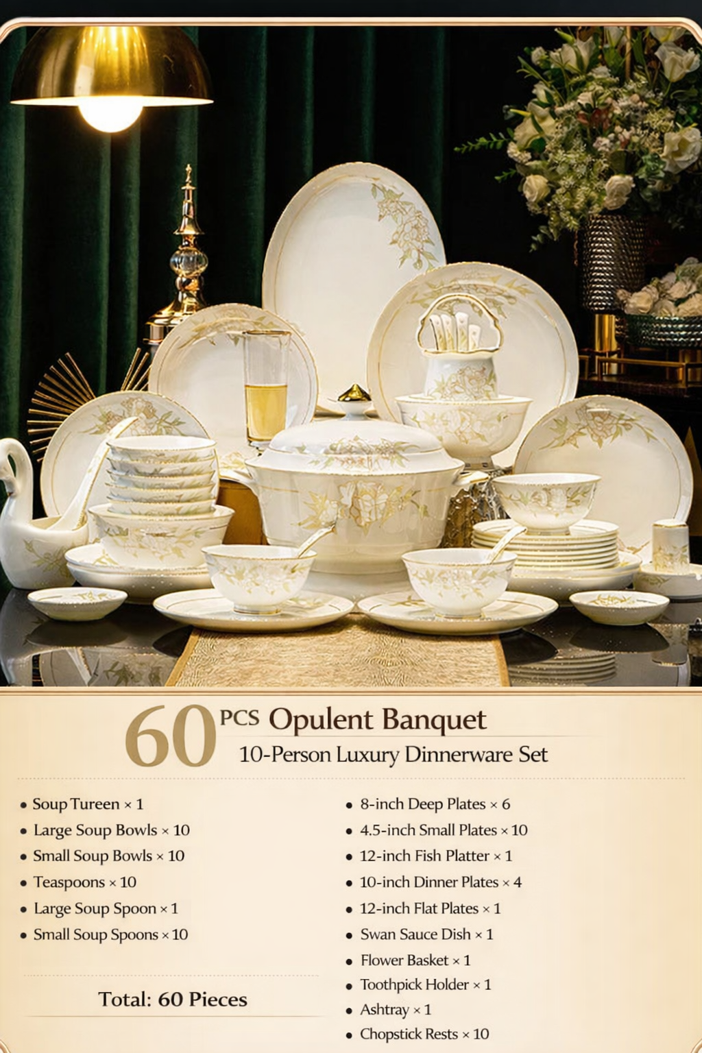 Valmont Porcelain Dinnerware