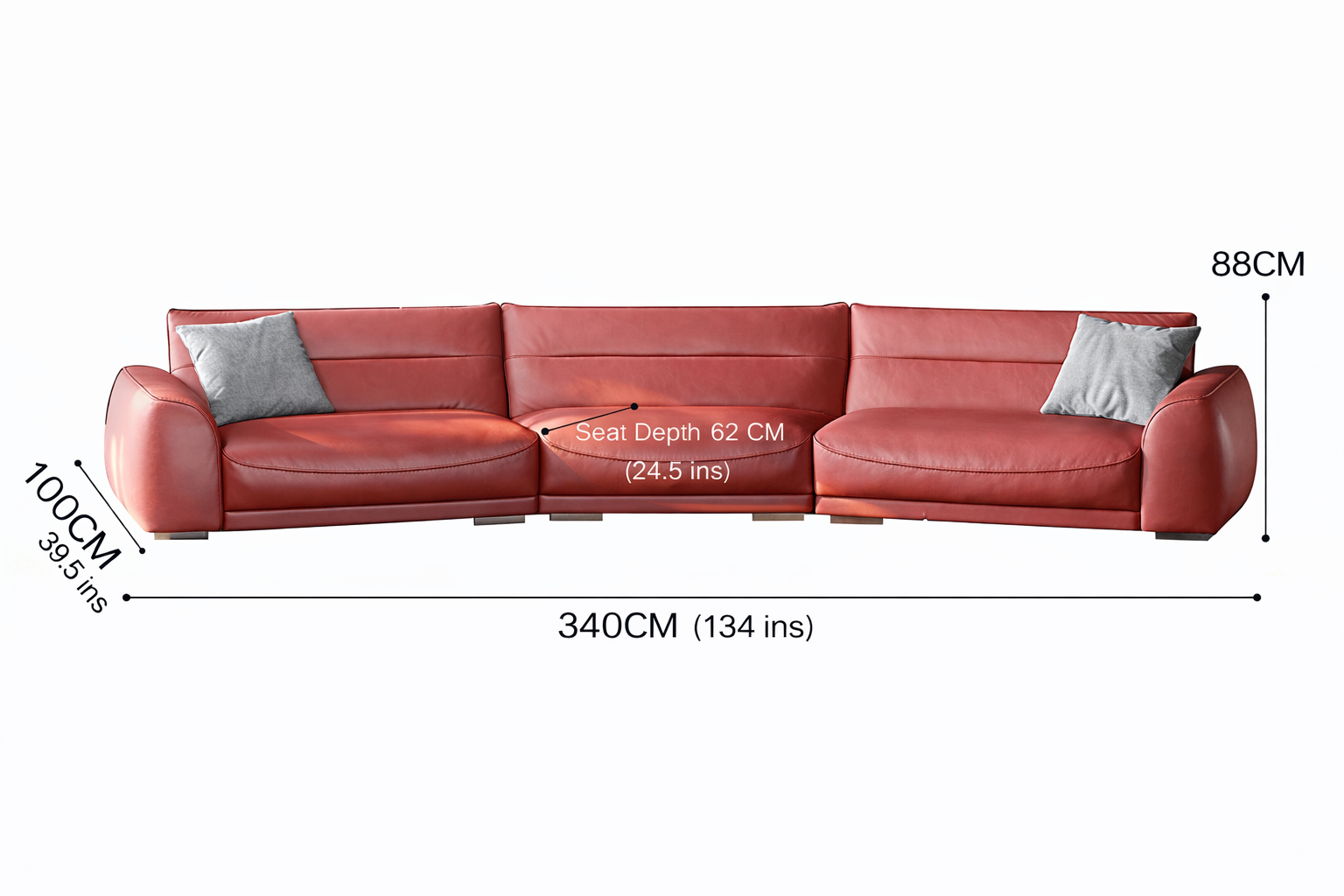 Orvessa Contemporary Sectional