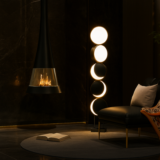 Rumi Tower Floor Lamps