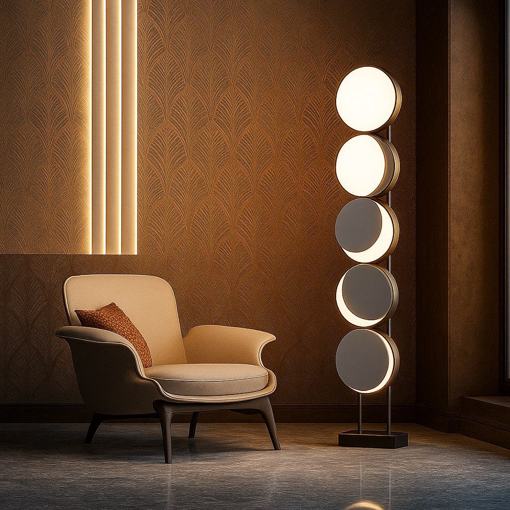 Rumi Tower Floor Lamps