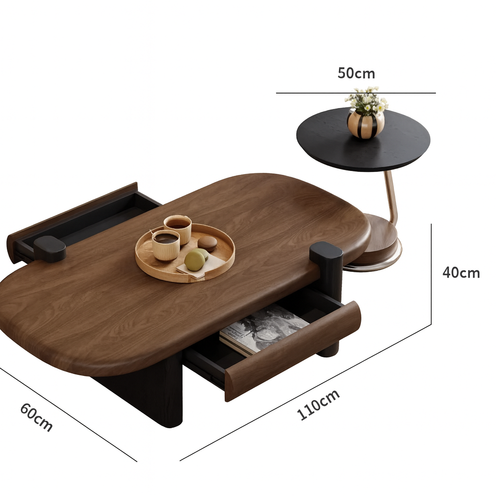 Bran Oak Chest Table