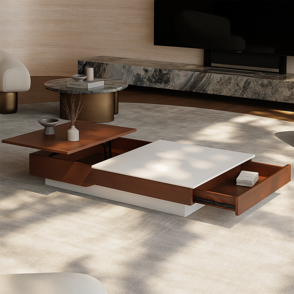 Aisling Wood Round Coffee Tables