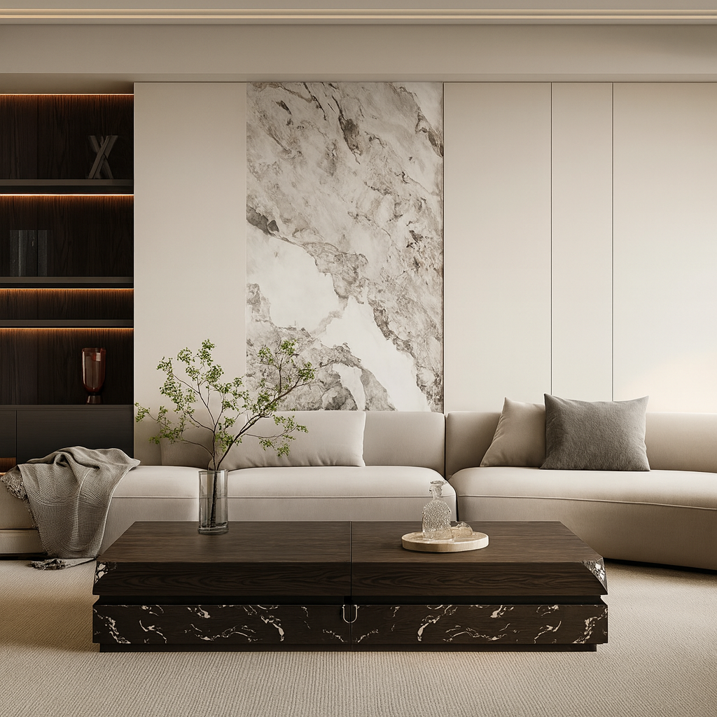 Soraya Marble Bloom Coffee Tables