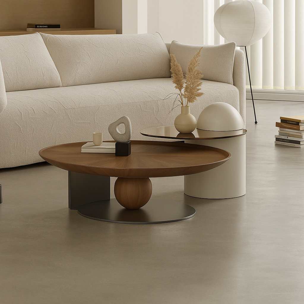 Hathor Gold Base Coffee Tables