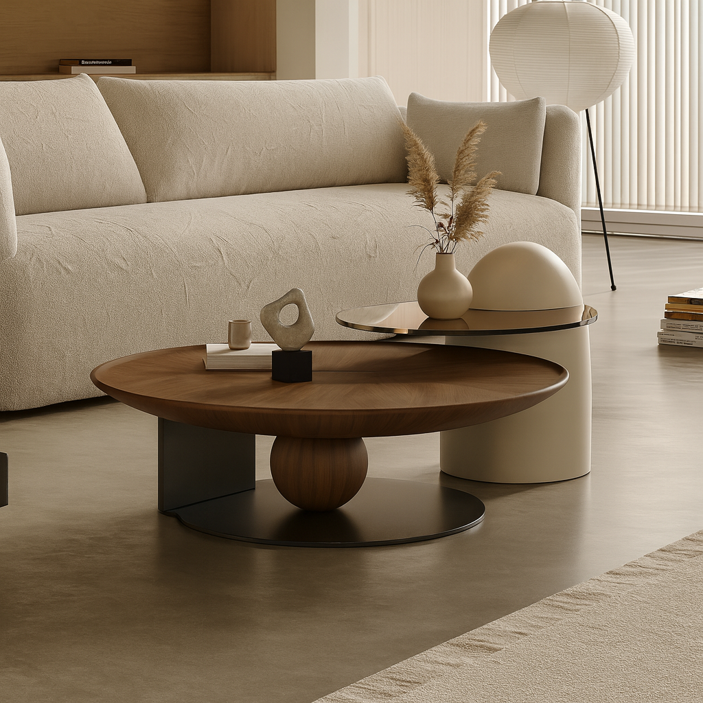 Hathor Gold Base Coffee Tables