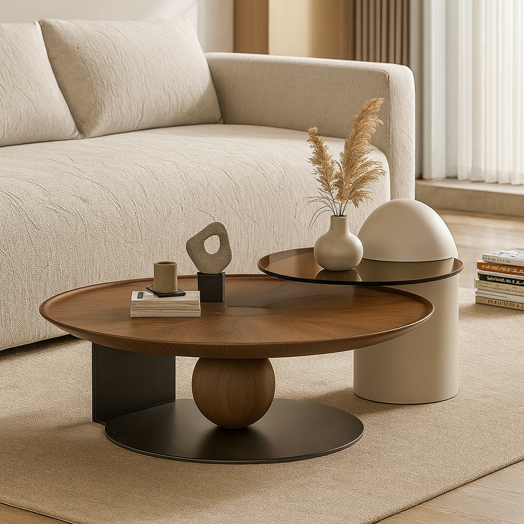 Hathor Gold Base Coffee Tables