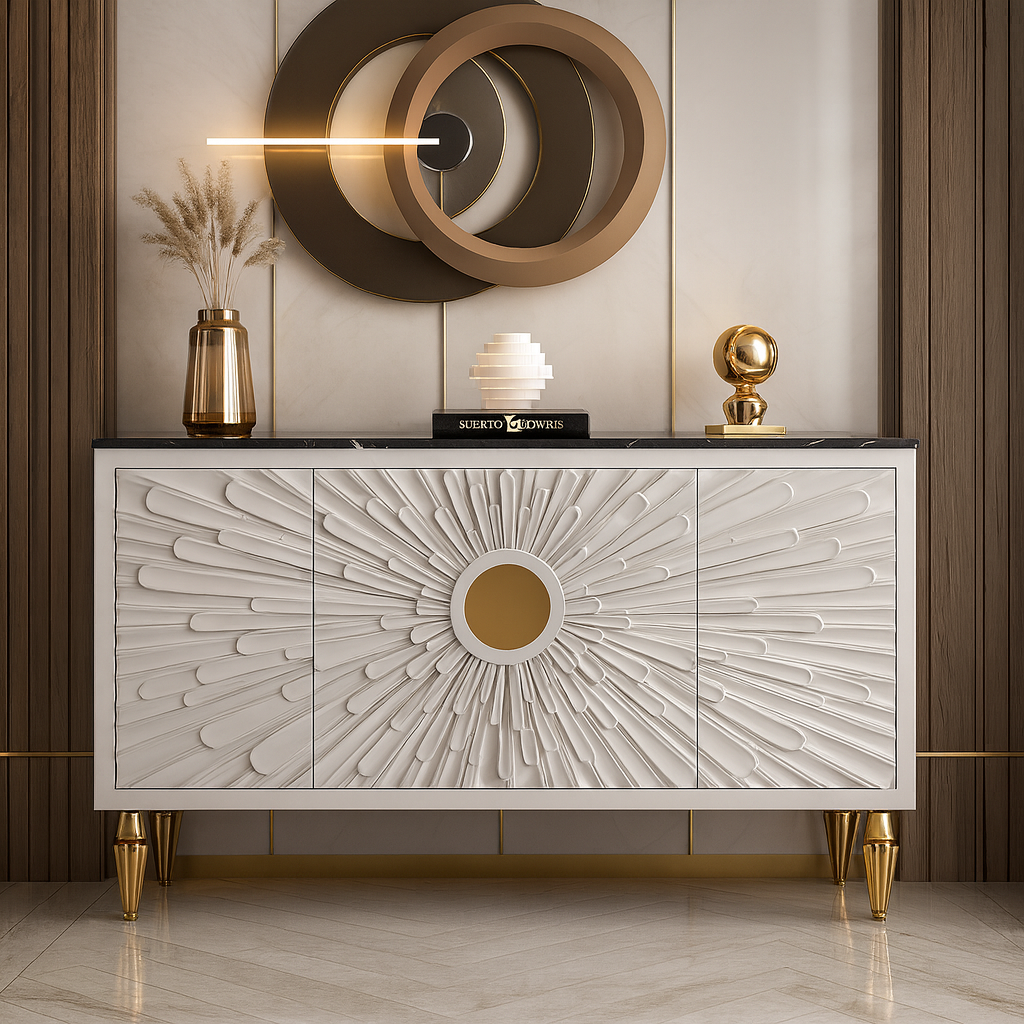 FjordOak Sideboard Cabinet