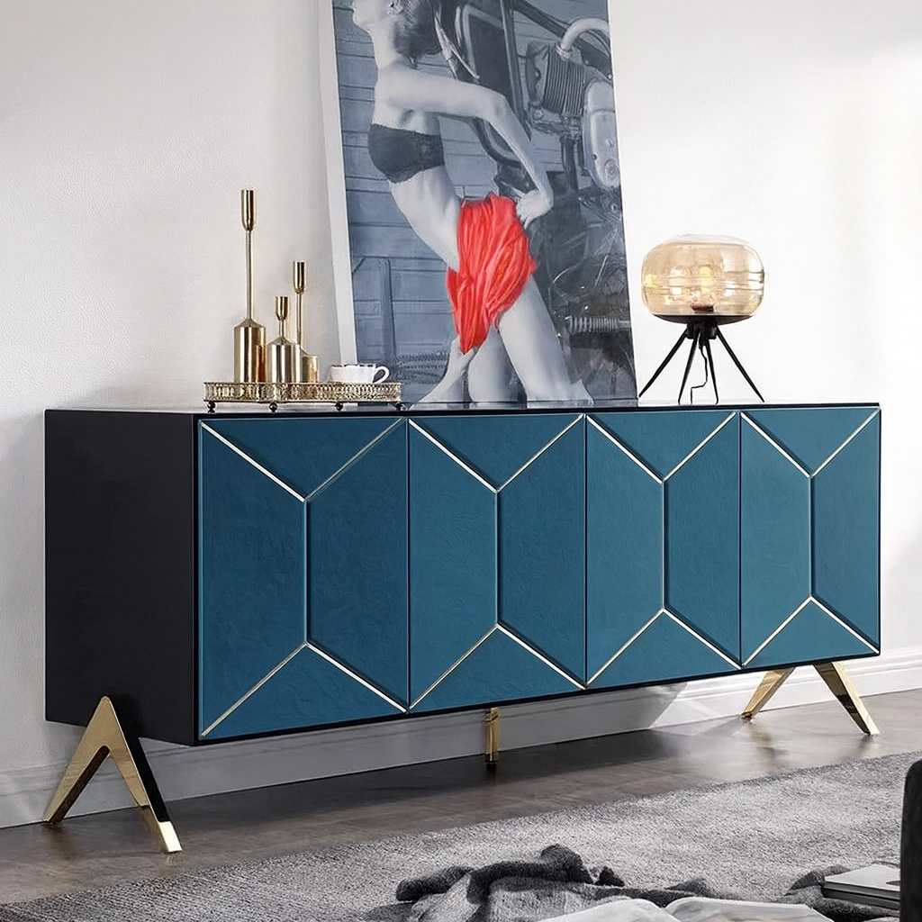 Hathor Obsidian Sideboard Cabinet