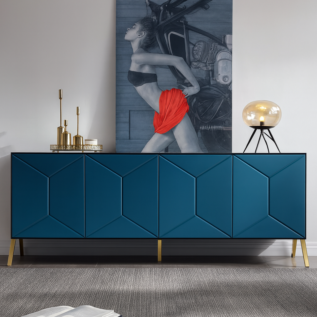 Hathor Obsidian Sideboard Cabinet