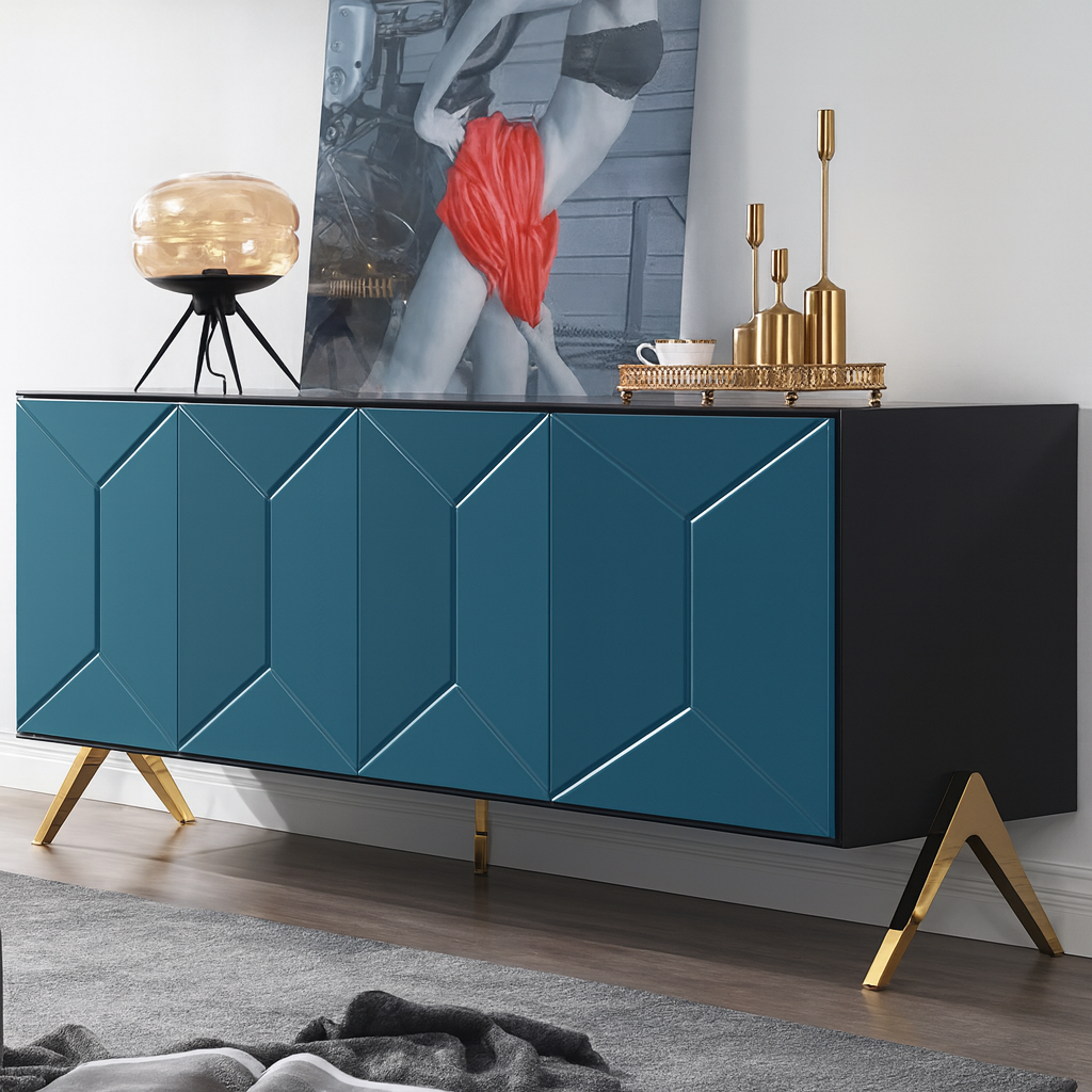 Hathor Obsidian Sideboard Cabinet